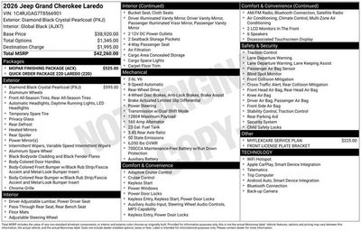 2026 Jeep Grand Cherokee Laredo