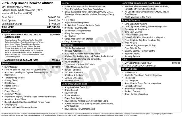 2026 Jeep Grand Cherokee Laredo