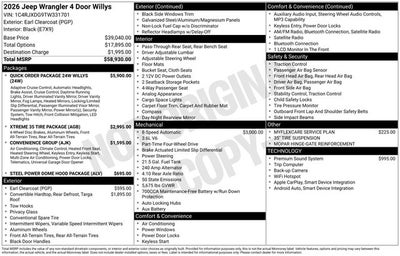 2026 Jeep Wrangler Willys