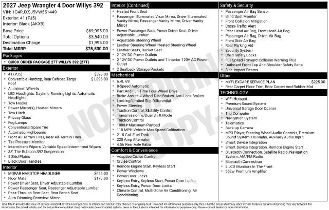 2027 Jeep Wrangler Moab 392