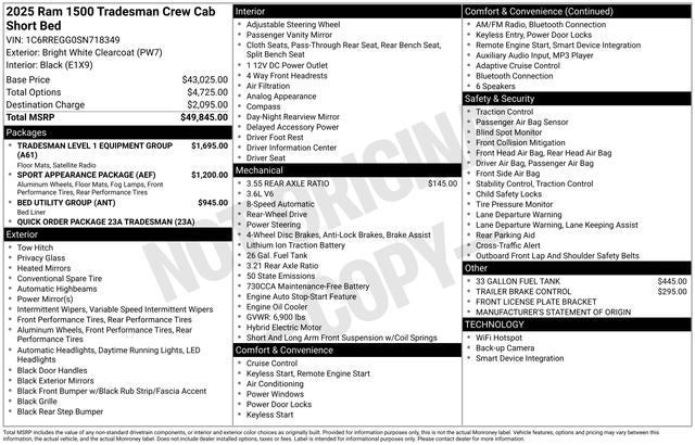 2025 RAM Ram 1500 Tradesman