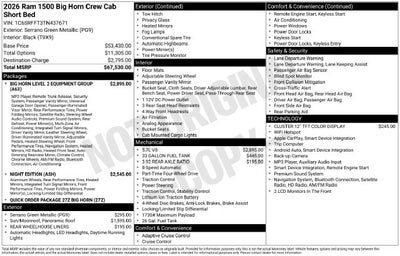 2026 RAM Ram 1500 Big Horn/Lone Star