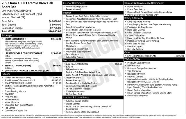 2027 RAM Ram 1500 Laramie