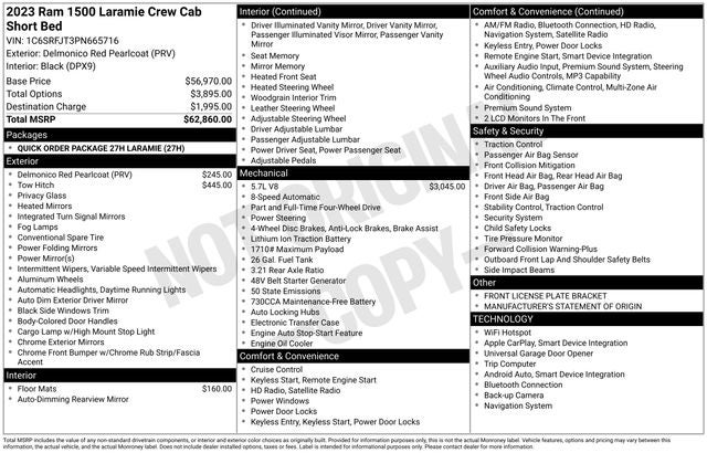 2023 RAM Ram 1500 Laramie