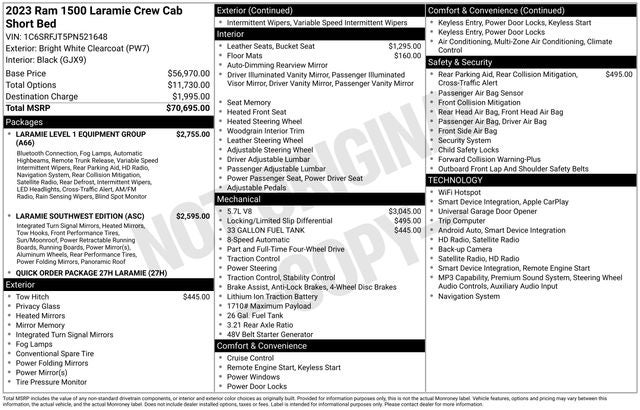 2023 RAM Ram 1500 Laramie