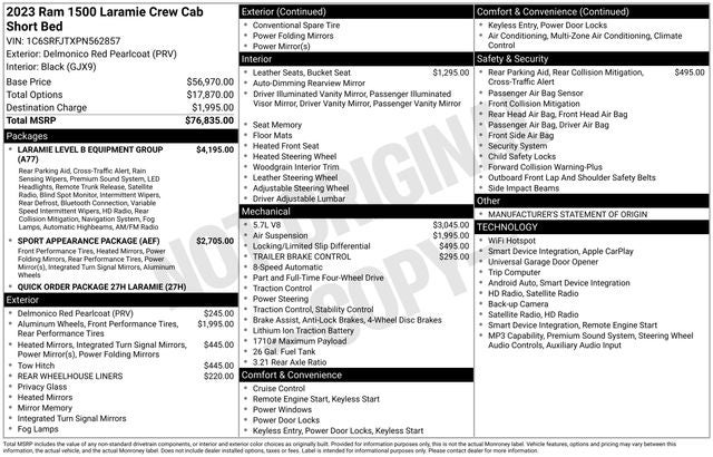 2023 RAM Ram 1500 Laramie