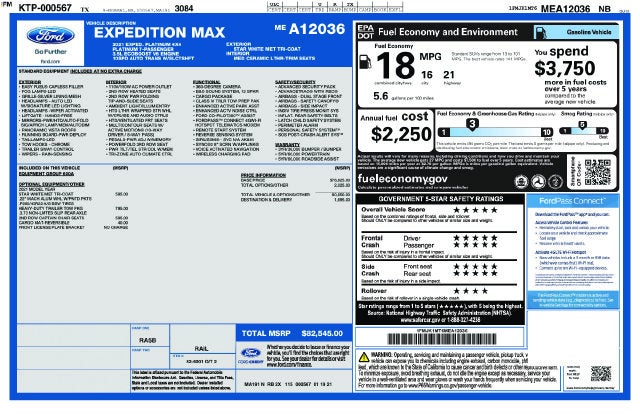 2021 Ford Expedition Platinum