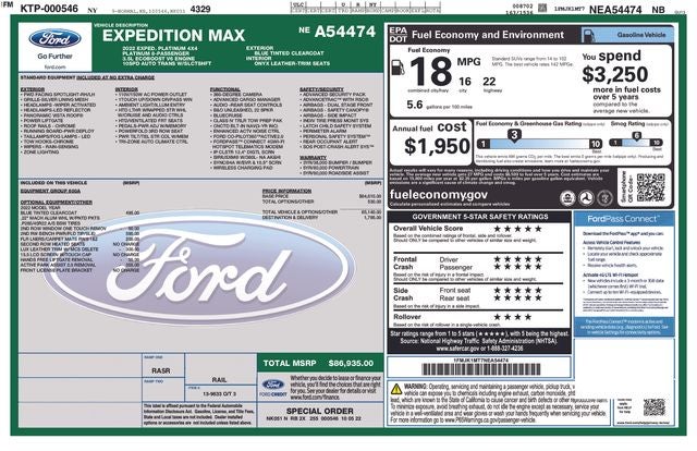 2022 Ford Expedition Platinum