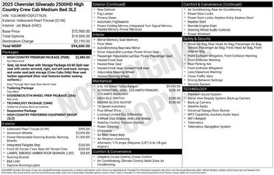 2025 Chevrolet Silverado 2500HD High Country