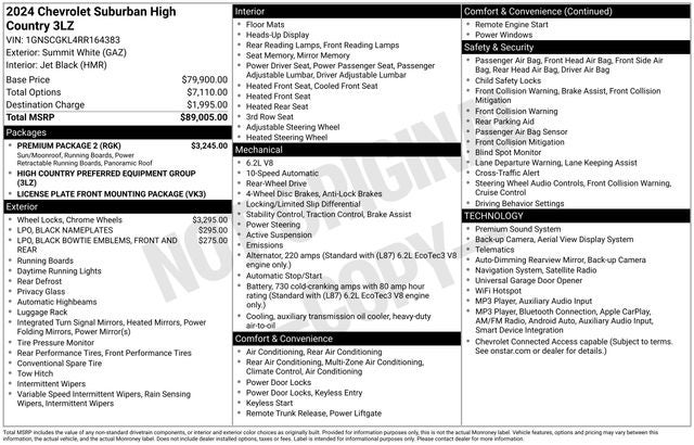 2024 Chevrolet Suburban High Country