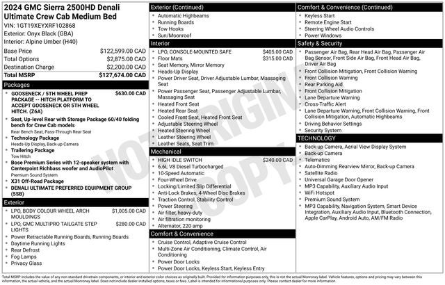 2024 GMC Sierra 2500HD Denali Ultimate