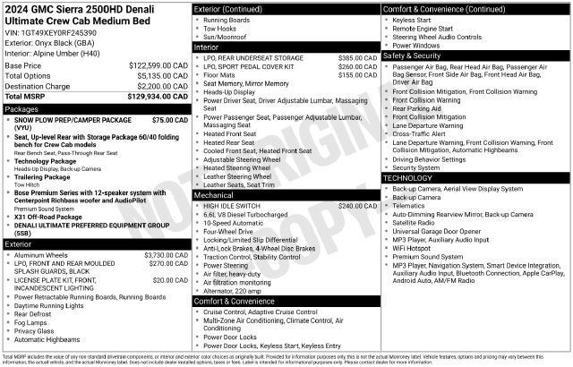 2024 GMC Sierra 2500HD Denali Ultimate