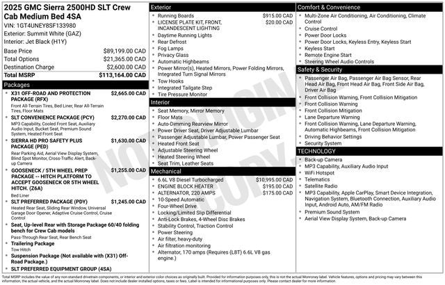 2025 GMC Sierra 2500HD SLT