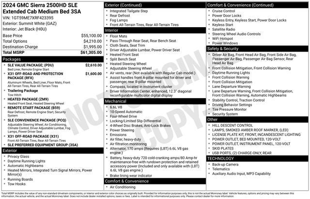 2024 GMC Sierra 2500HD SLE