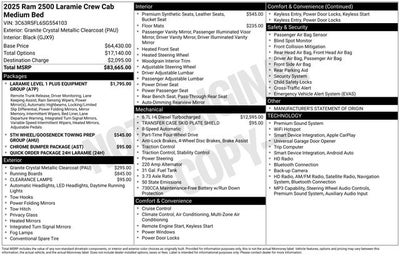 2025 RAM Ram 2500 Laramie