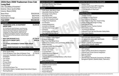 2026 RAM Ram 3500 Tradesman