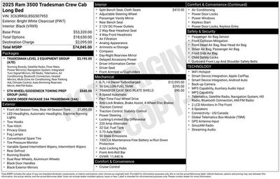 2025 RAM Ram 3500 Tradesman