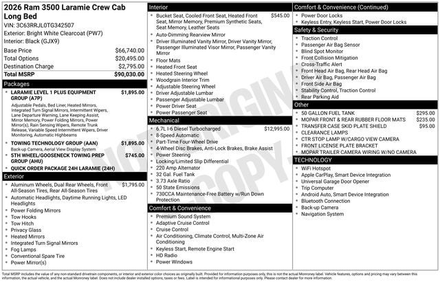 2026 RAM Ram 3500 Laramie