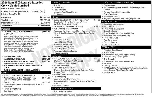 2026 RAM Ram 3500 Laramie