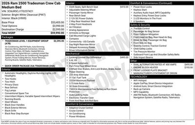 2026 RAM Ram 2500 Tradesman