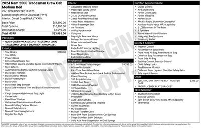 2024 RAM 2500 Tradesman