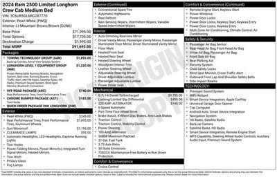 2024 RAM Ram 2500 Longhorn