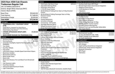 2025 RAM 4500 Chassis Tradesman