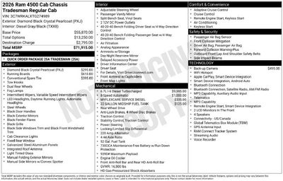 2026 RAM Ram 4500 Chassis Cab Tradesman