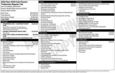 2025 RAM 5500 Chassis Tradesman