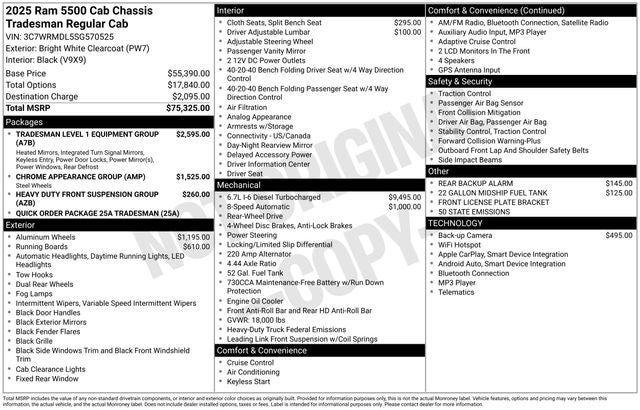 2025 RAM 5500 Chassis Tradesman