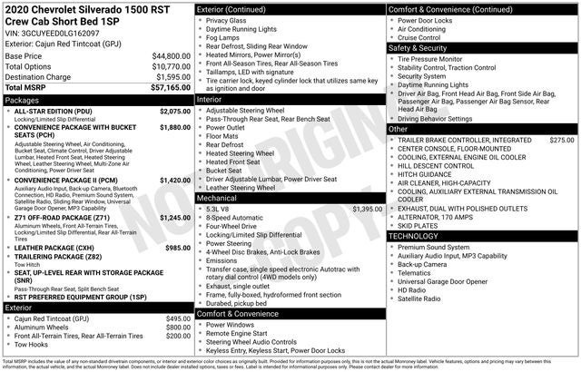 2020 Chevrolet Silverado 1500 RST