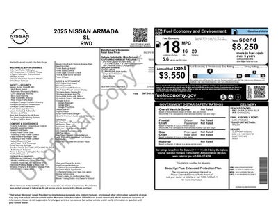 2025 Nissan Armada SL