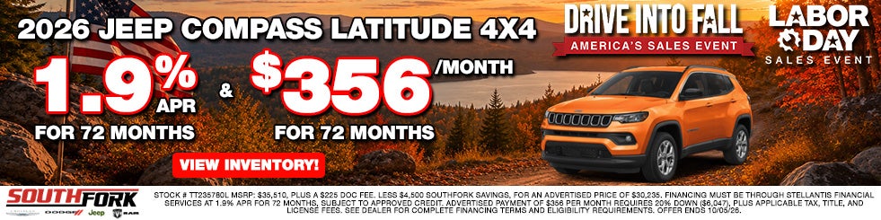2026 Jeep Compass Latitude 4X4