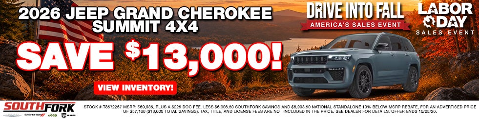2026 Jeep Grand Cherokee Summit 4X4