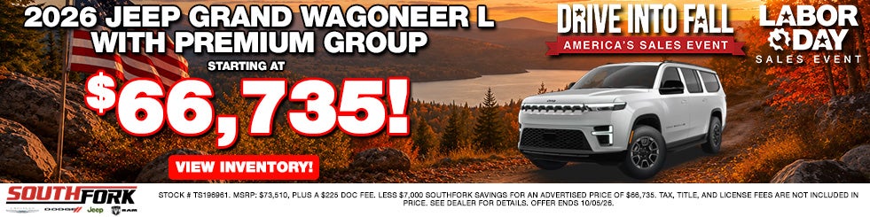 2026 Jeep Grand Wagoneer L With Premium Group