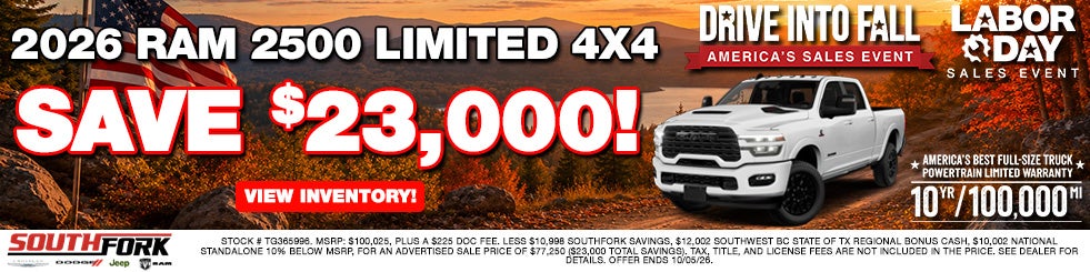 2026 RAM 2500 Limited 4X4