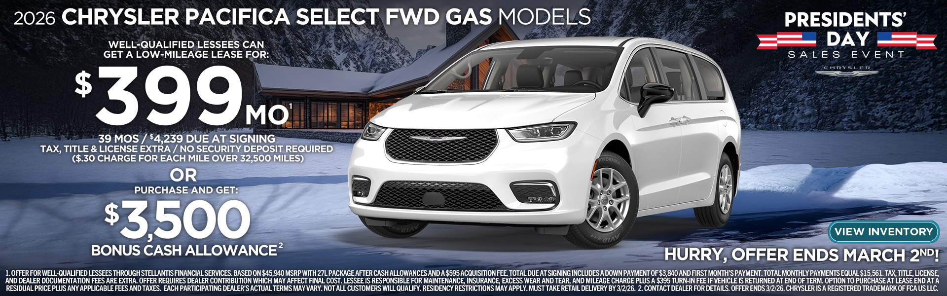 2026 Chrysler Pacifica Select FWD in Manvel TX